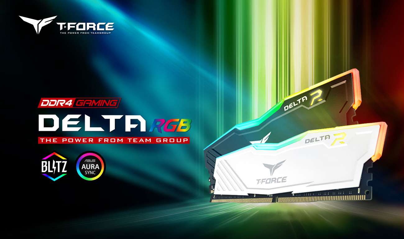 PC/タブレット PCパーツ Team T-Force Delta RGB 32GB (2 x 16GB) 288-Pin PC RAM DDR4 3600 